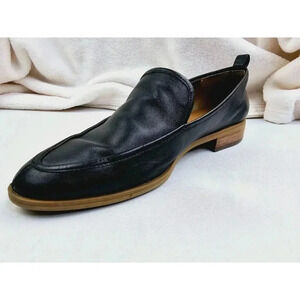Susina Size 5M Women's Black Soft Leather Slip On Loafers